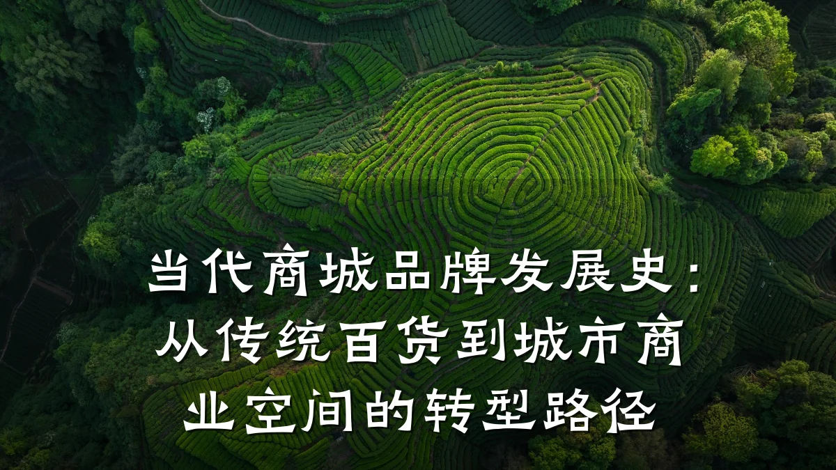 当代商城品牌发展史:从传统百货到城市商业空间的转型路径