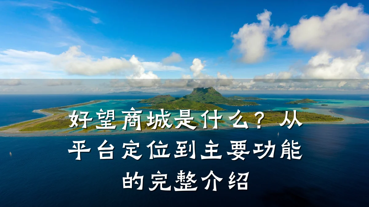 好望商城是什么?从平台定位到主要功能的完整介绍