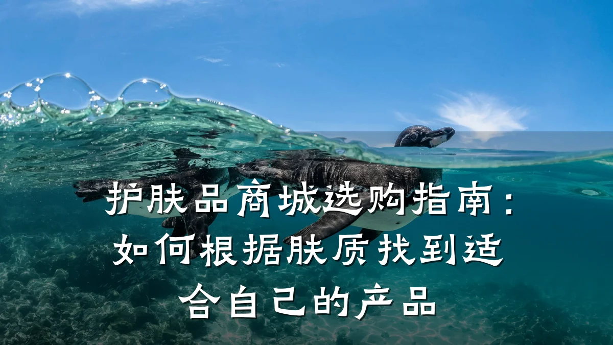 护肤品商城选购指南:如何根据肤质找到适合自己的产品