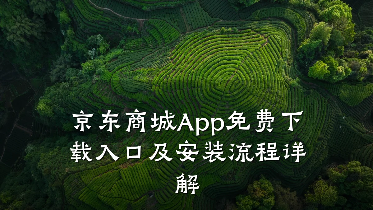 京东商城App免费下载入口及安装流程详解