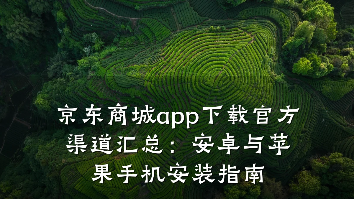 京东商城app下载官方渠道汇总:安卓与苹果手机安装指南
