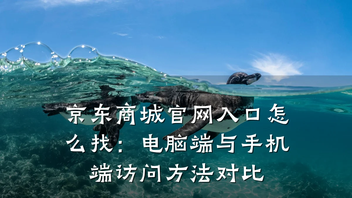 京东商城官网入口怎么找：电脑端与手机端访问方法对比