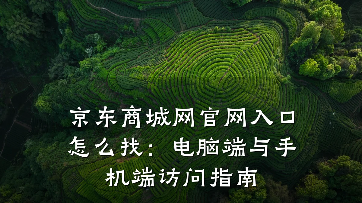 京东商城网官网入口怎么找：电脑端与手机端访问指南