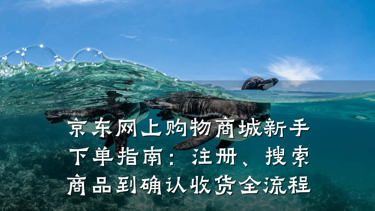 京东网上购物商城新手下单指南：注册、搜索商品到确认收货全流程