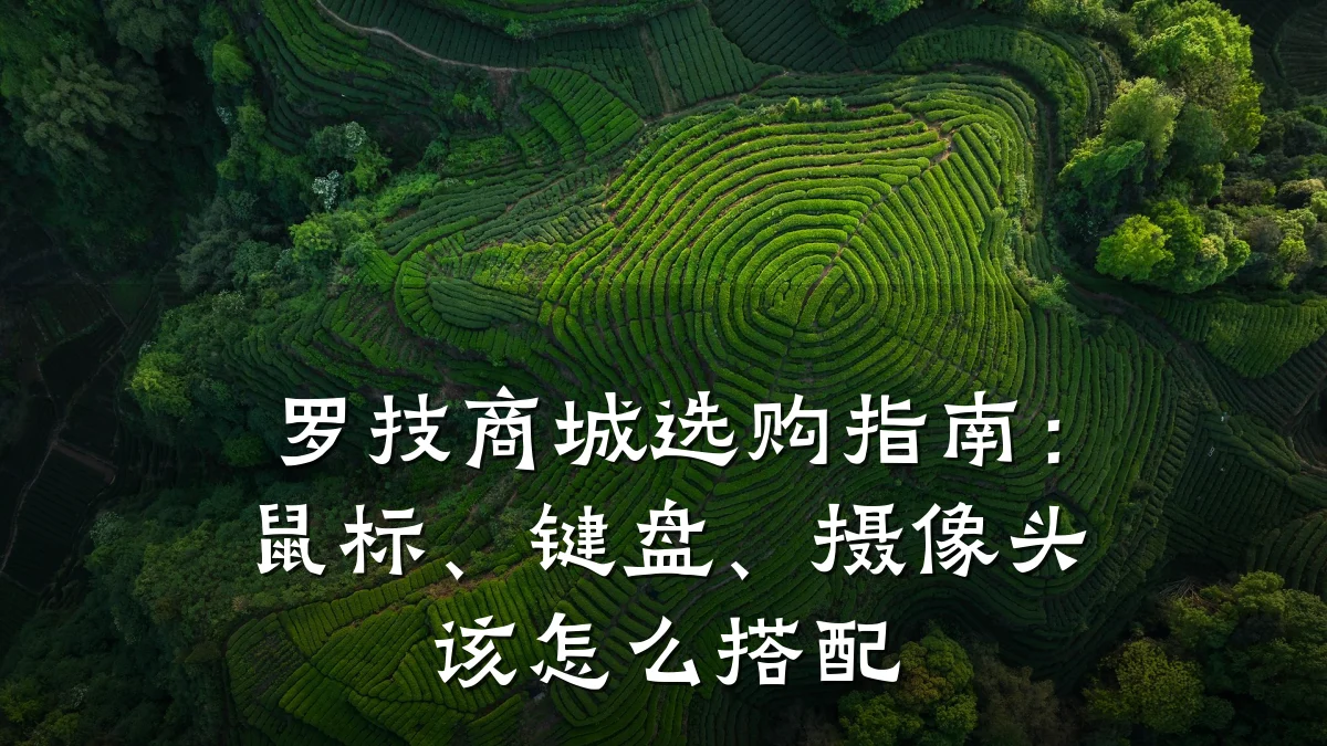 罗技商城选购指南:鼠标、键盘、摄像头该怎么搭配