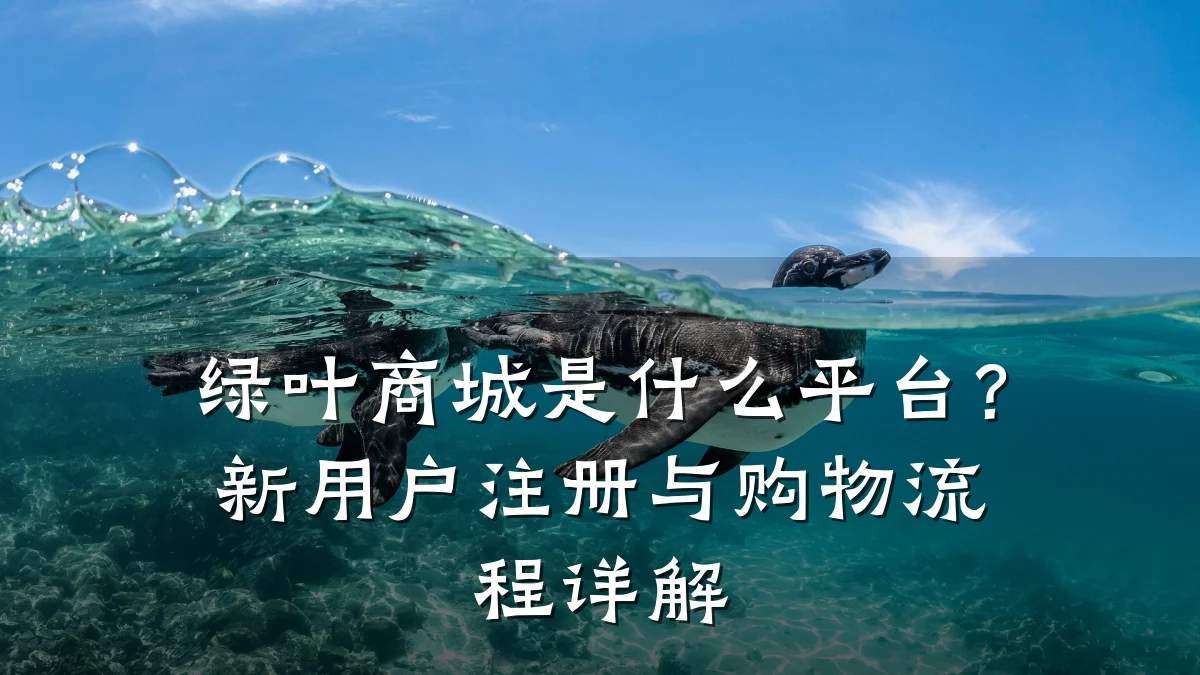 绿叶商城是什么平台？新用户注册与购物流程详解
