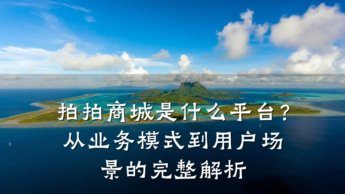 拍拍商城是什么平台?从业务模式到用户场景的完整解析