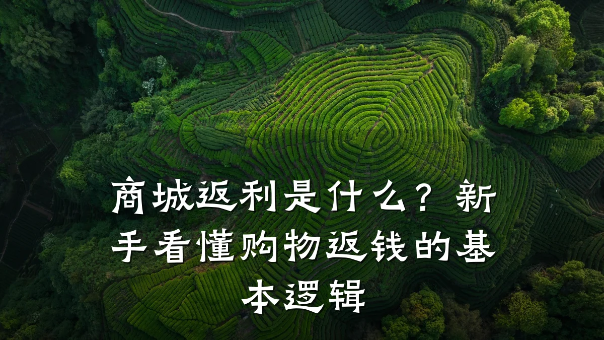 商城返利是什么?新手看懂购物返钱的基本逻辑