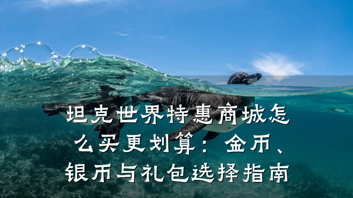 坦克世界特惠商城怎么买更划算：金币、银币与礼包选择指南