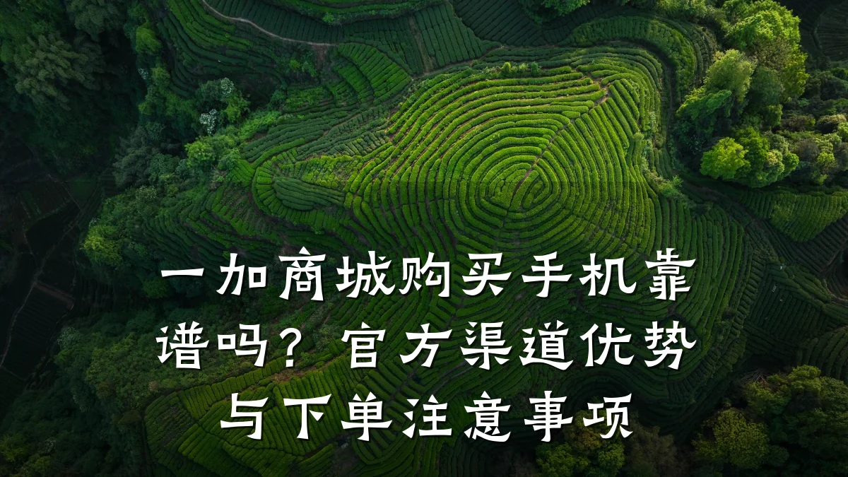 一加商城购买手机靠谱吗?官方渠道优势与下单注意事项
