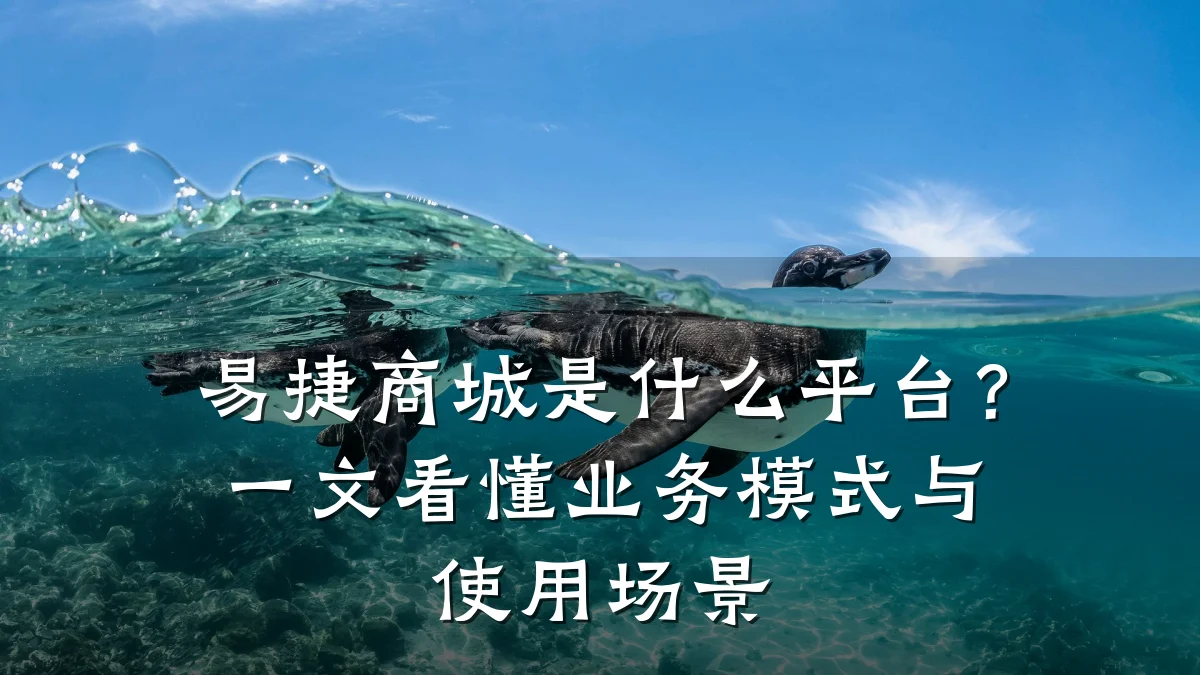 易捷商城是什么平台?一文看懂业务模式与使用场景