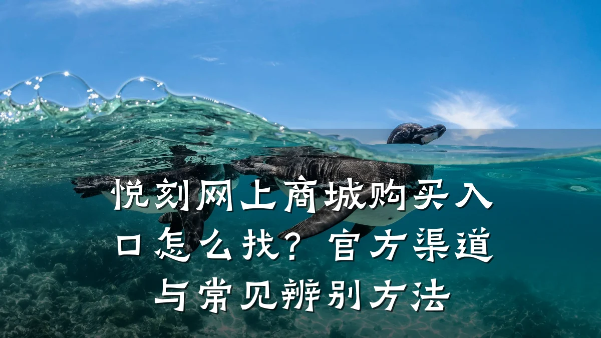 悦刻网上商城购买入口怎么找？官方渠道与常见辨别方法