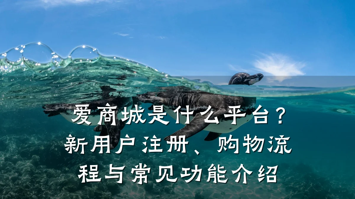 爱商城是什么平台?新用户注册、购物流程与常见功能介绍
