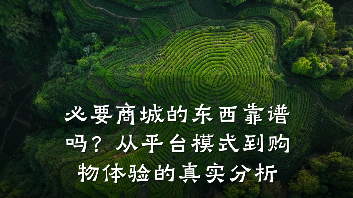必要商城的东西靠谱吗?从平台模式到购物体验的真实分析