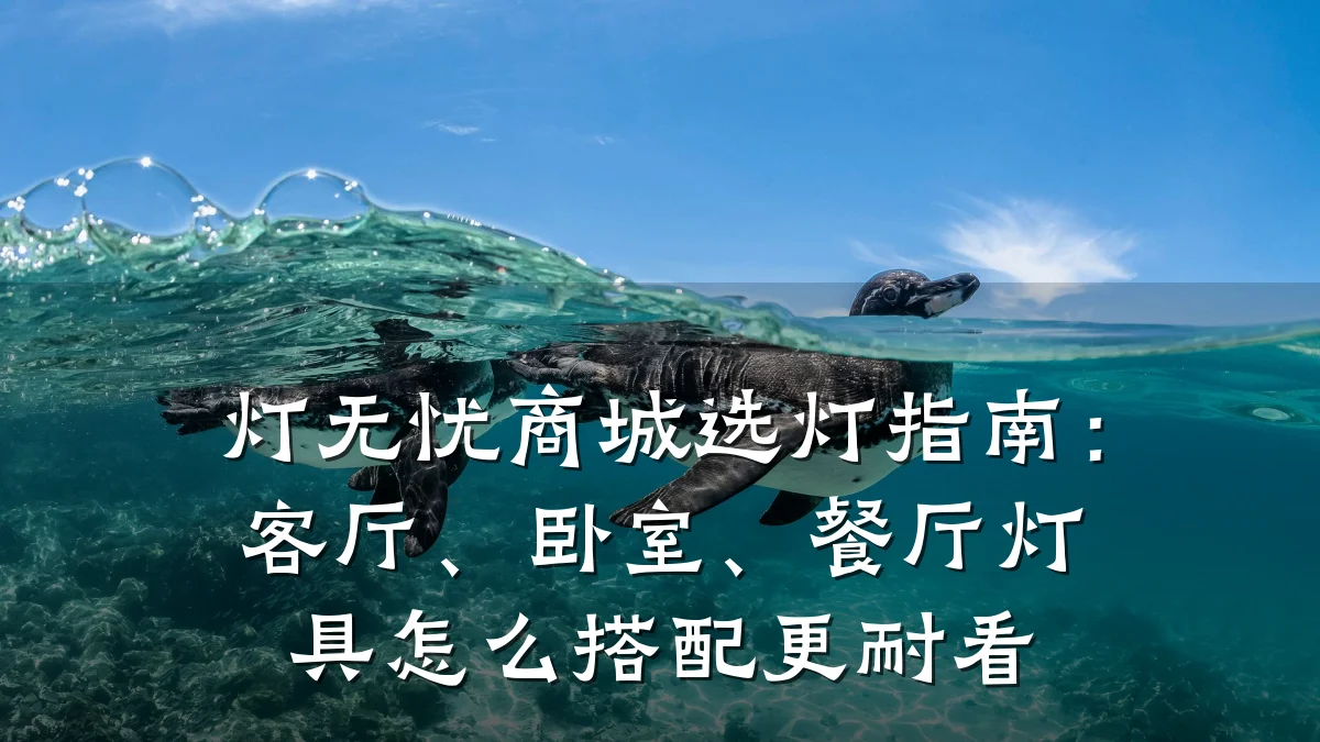 灯无忧商城选灯指南:客厅、卧室、餐厅灯具怎么搭配更耐看
