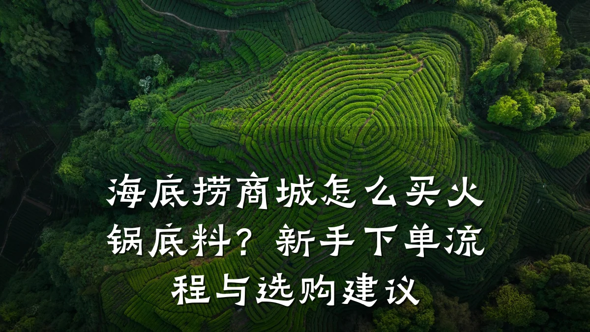 海底捞商城怎么买火锅底料？新手下单流程与选购建议