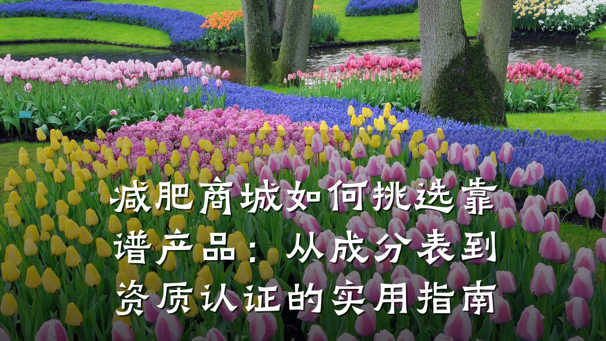 减肥商城如何挑选靠谱产品:从成分表到资质认证的实用指南