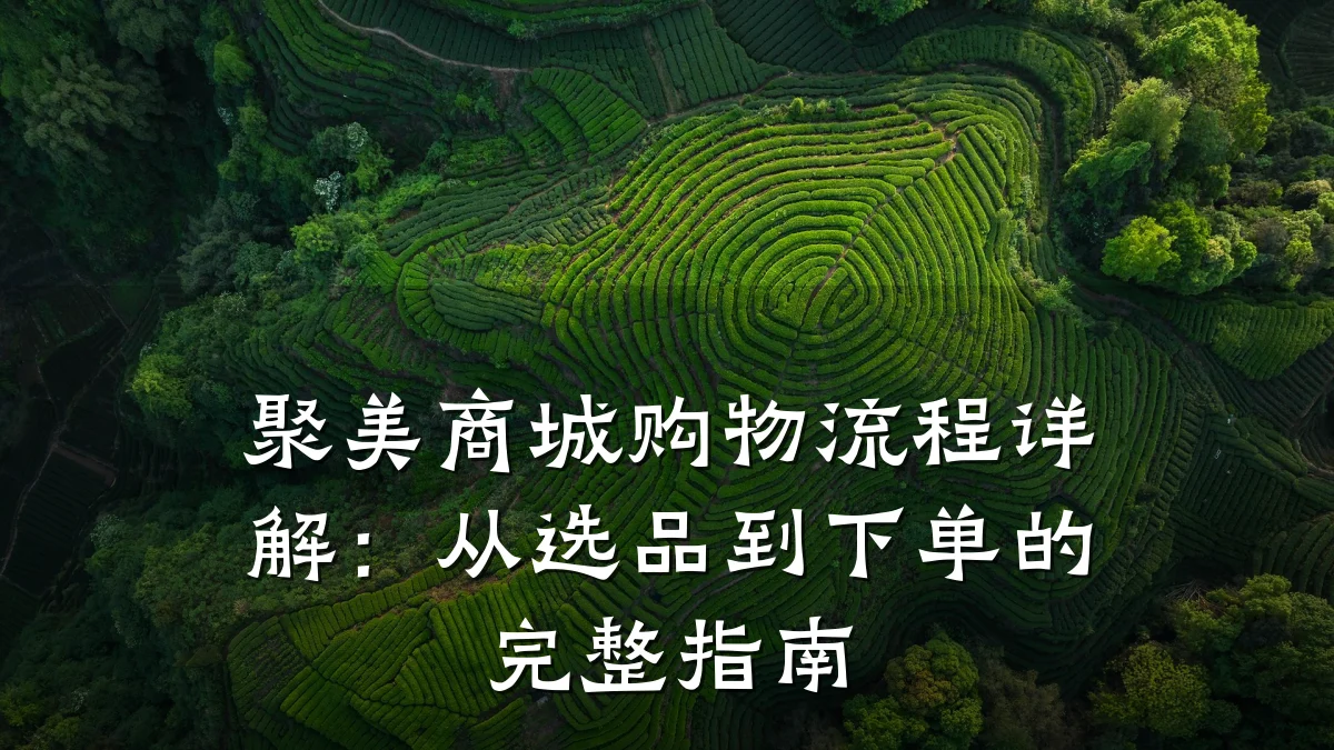 聚美商城购物流程详解：从选品到下单的完整指南