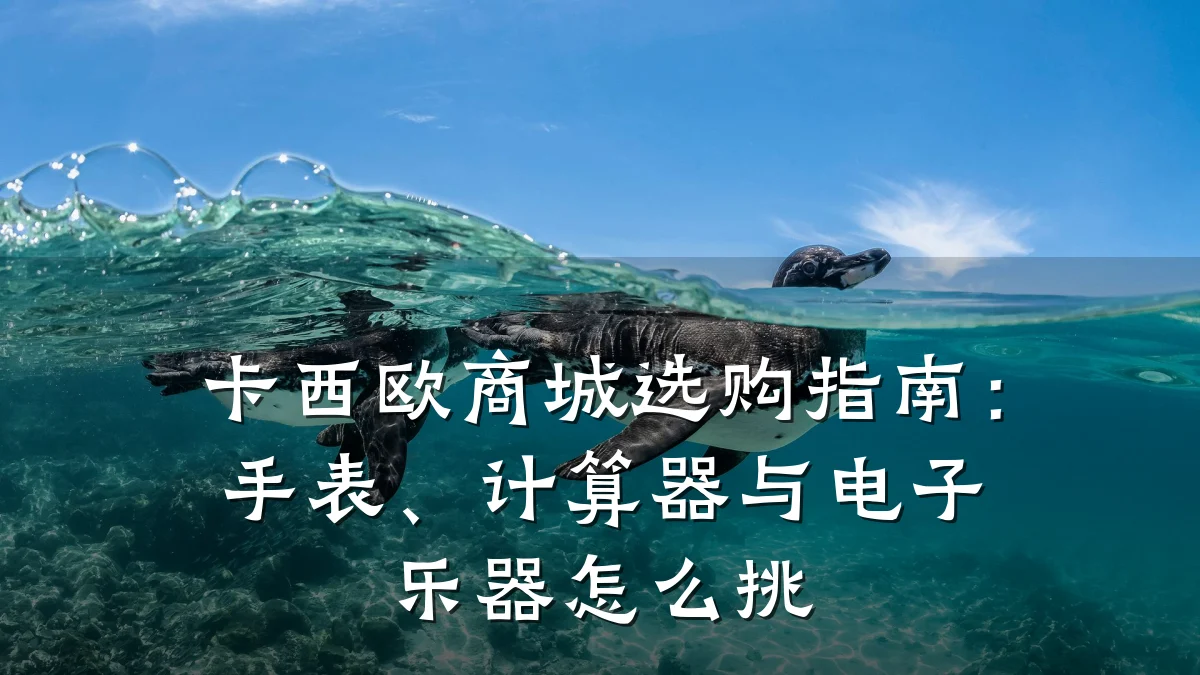 卡西欧商城选购指南:手表、计算器与电子乐器怎么挑