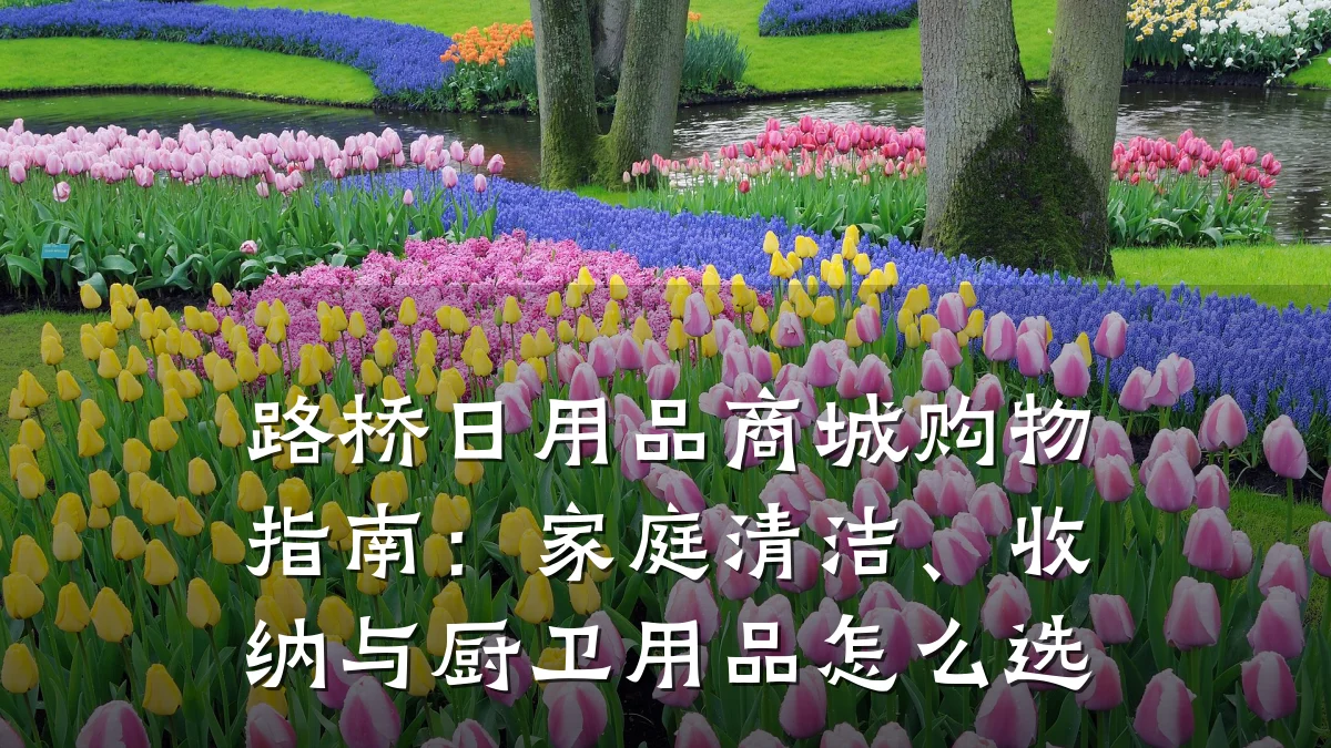 路桥日用品商城购物指南：家庭清洁、收纳与厨卫用品怎么选