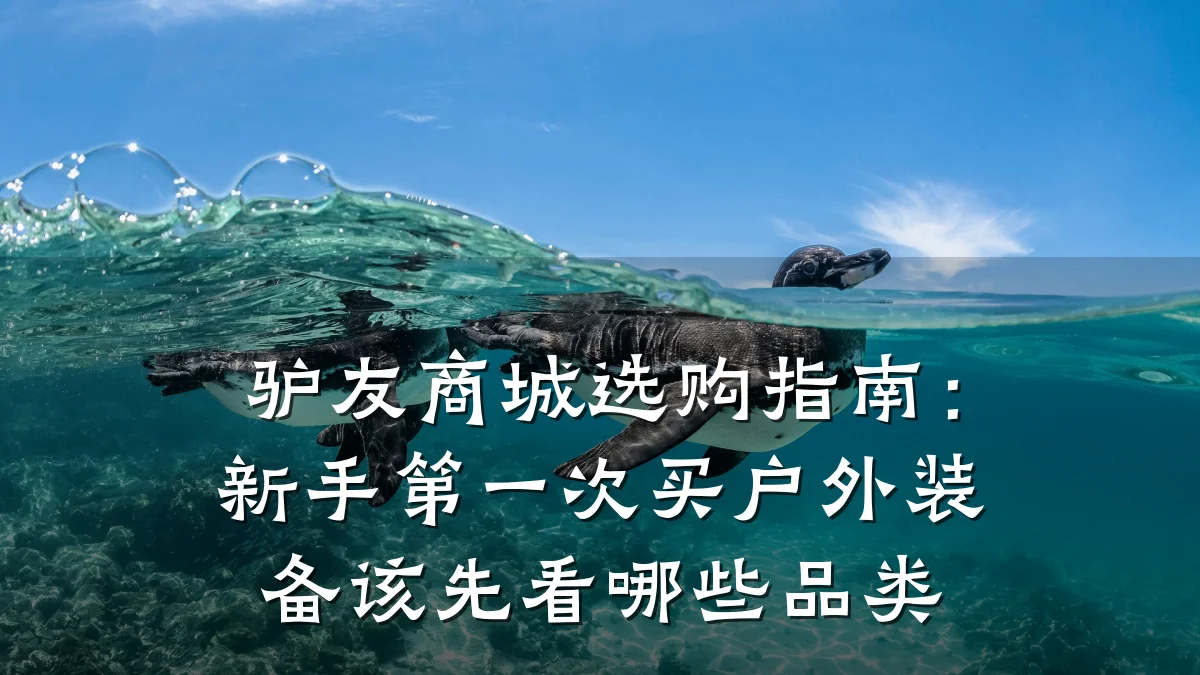 驴友商城选购指南：新手第一次买户外装备该先看哪些品类