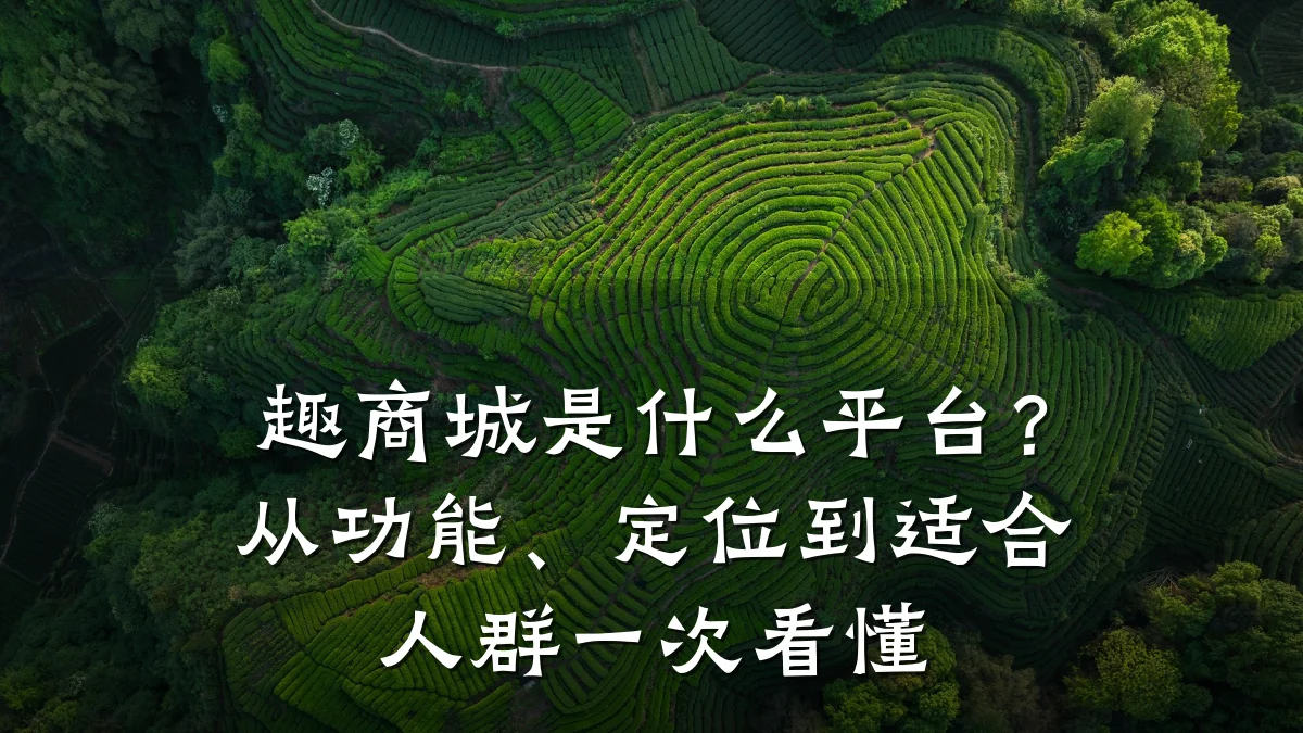 趣商城是什么平台?从功能、定位到适合人群一次看懂