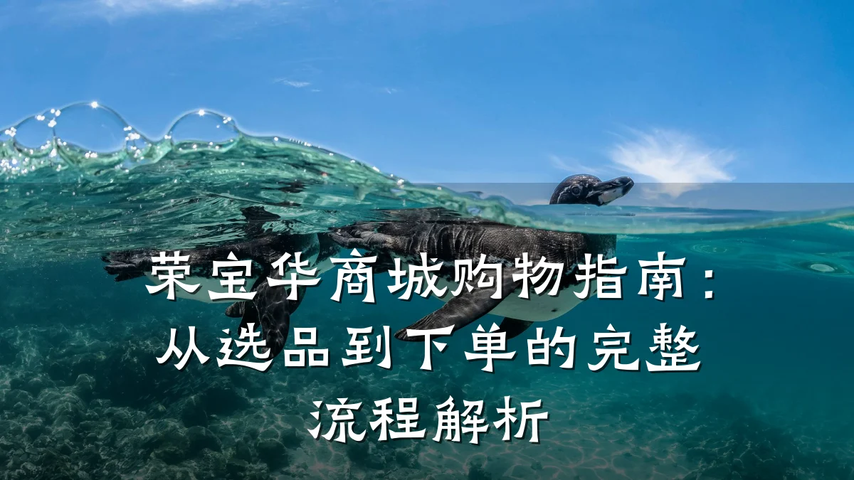 荣宝华商城购物指南:从选品到下单的完整流程解析