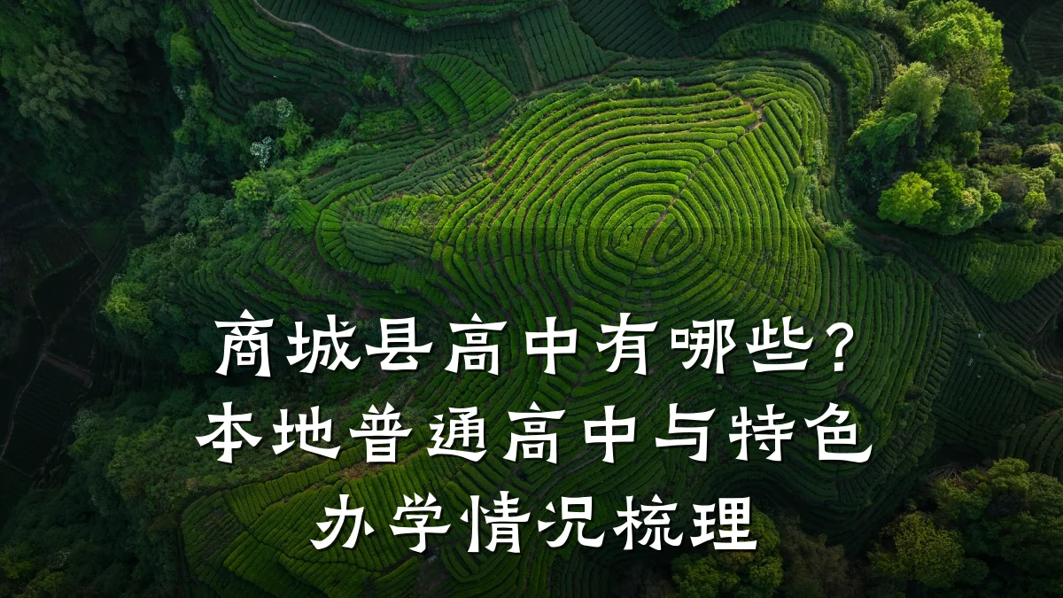 商城县高中有哪些?本地普通高中与特色办学情况梳理