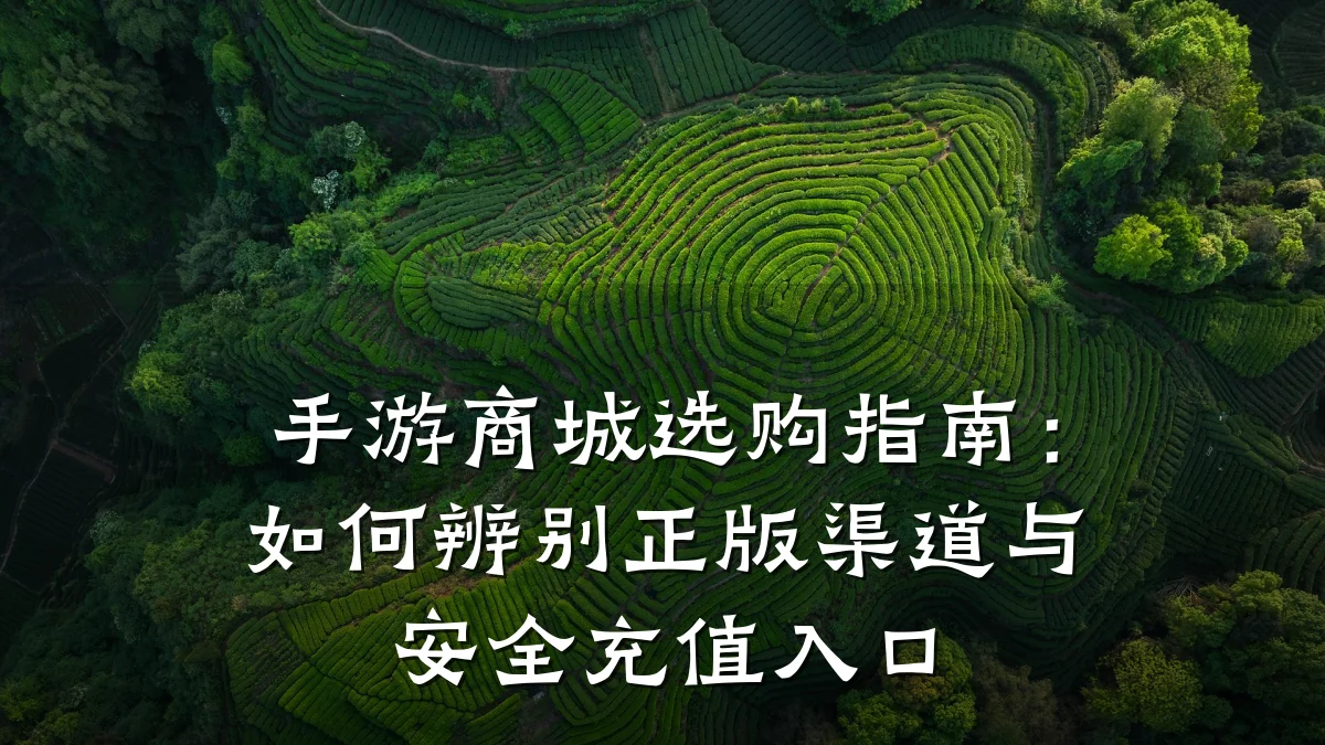 手游商城选购指南：如何辨别正版渠道与安全充值入口