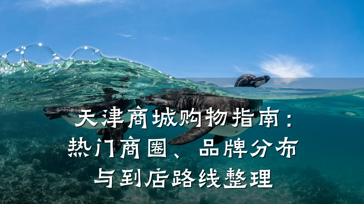 天津商城购物指南:热门商圈、品牌分布与到店路线整理