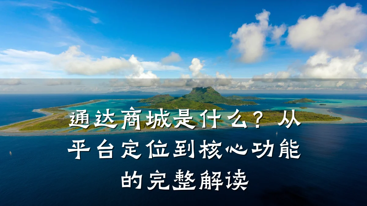 通达商城是什么？从平台定位到核心功能的完整解读