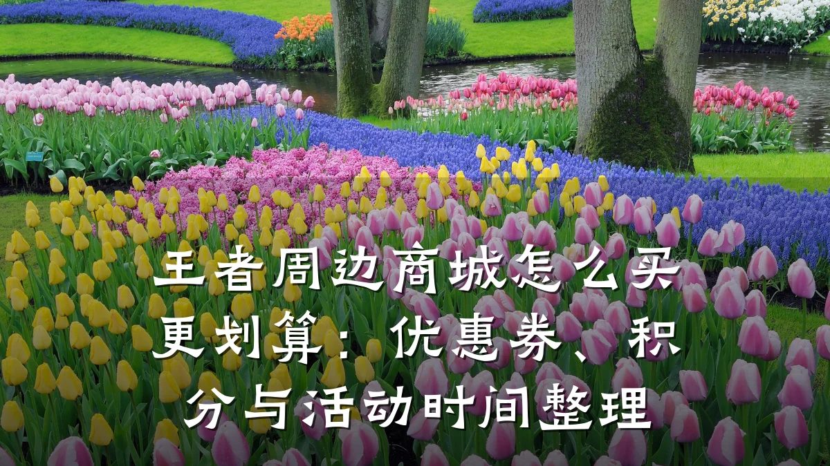 王者周边商城怎么买更划算：优惠券、积分与活动时间整理
