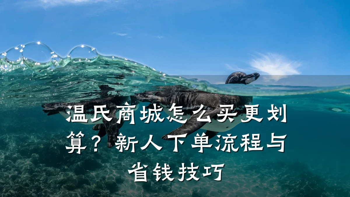 温氏商城怎么买更划算?新人下单流程与省钱技巧