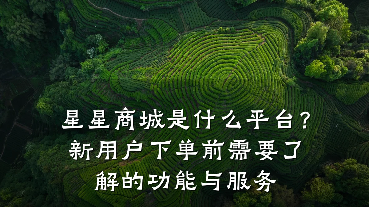 星星商城是什么平台？新用户下单前需要了解的功能与服务
