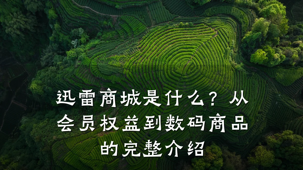 迅雷商城是什么?从会员权益到数码商品的完整介绍