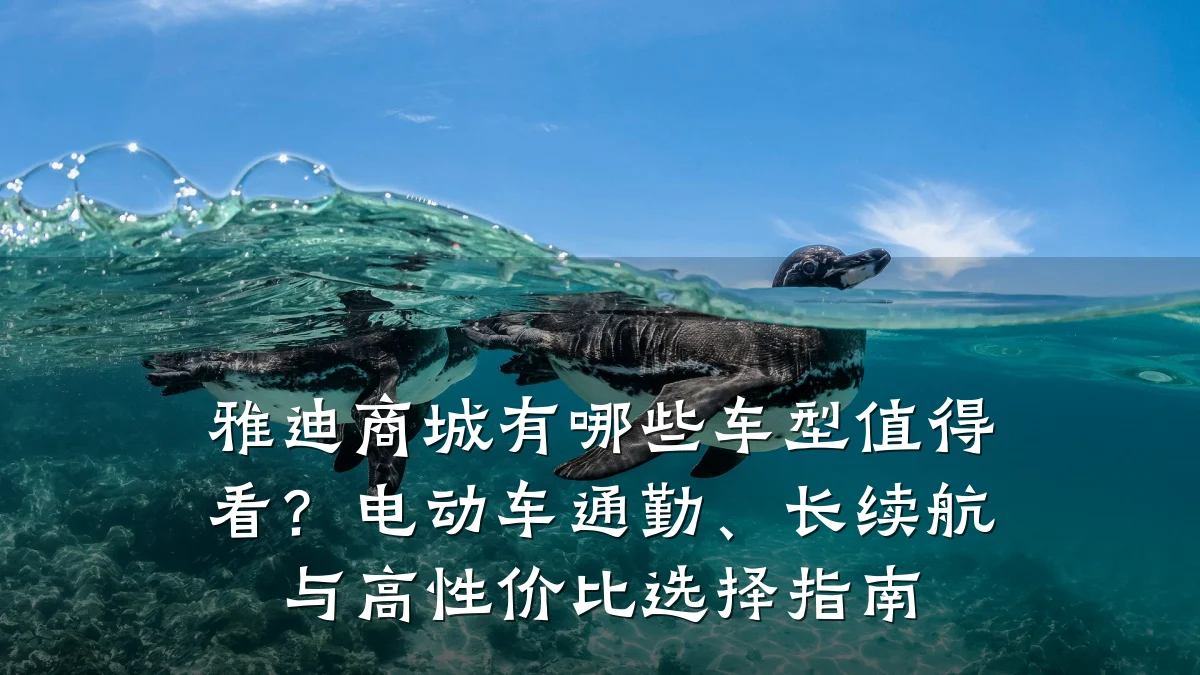 雅迪商城有哪些车型值得看?电动车通勤、长续航与高性价比选择指南