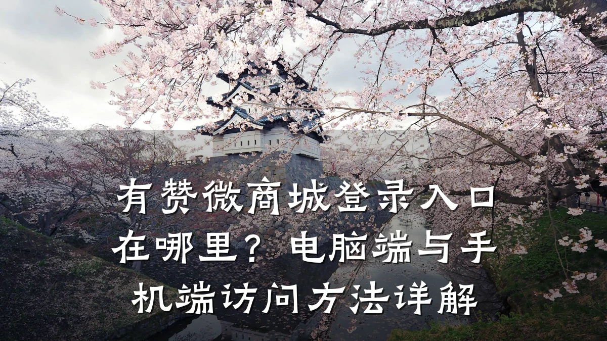 有赞微商城登录入口在哪里?电脑端与手机端访问方法详解