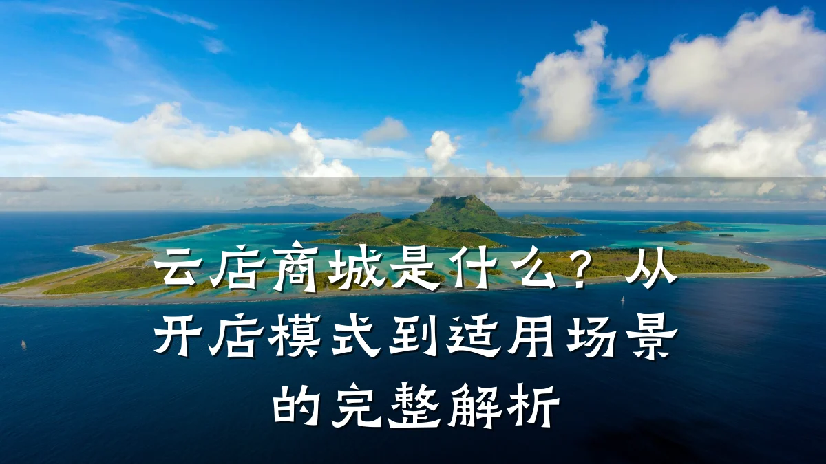 云店商城是什么?从开店模式到适用场景的完整解析