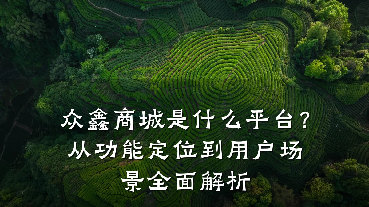 众鑫商城是什么平台?从功能定位到用户场景全面解析