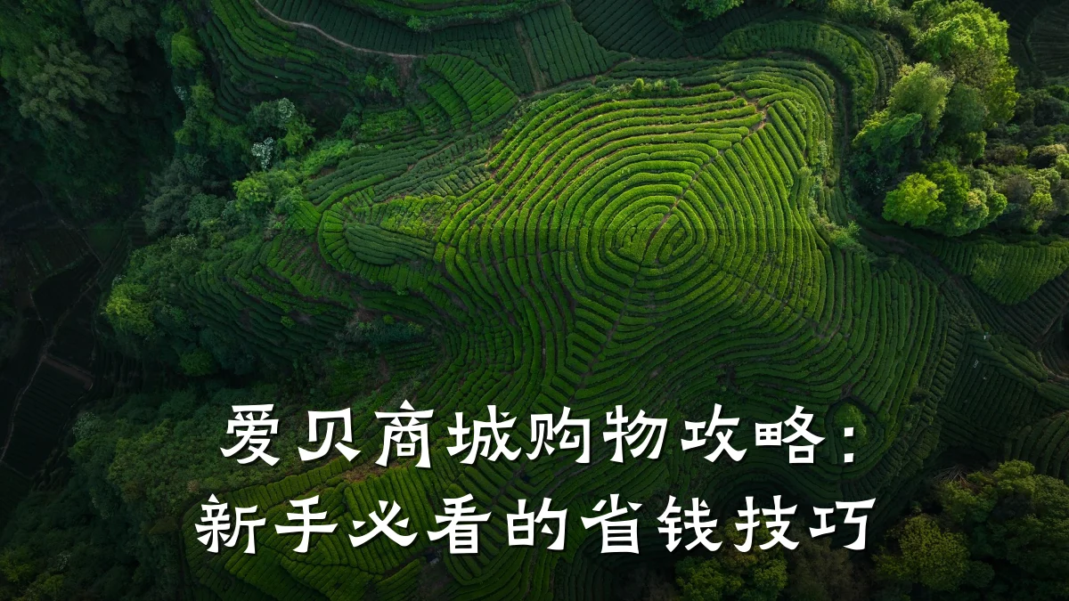 爱贝商城购物攻略：新手必看的省钱技巧