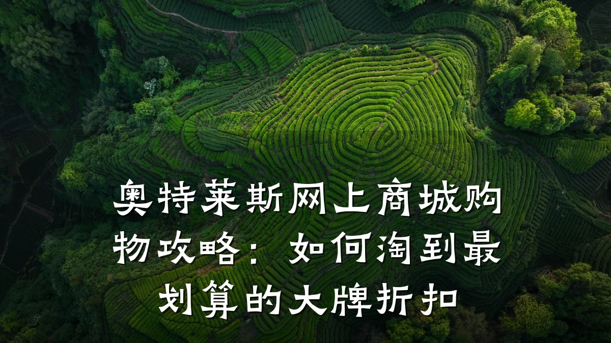 奥特莱斯网上商城购物攻略:如何淘到最划算的大牌折扣