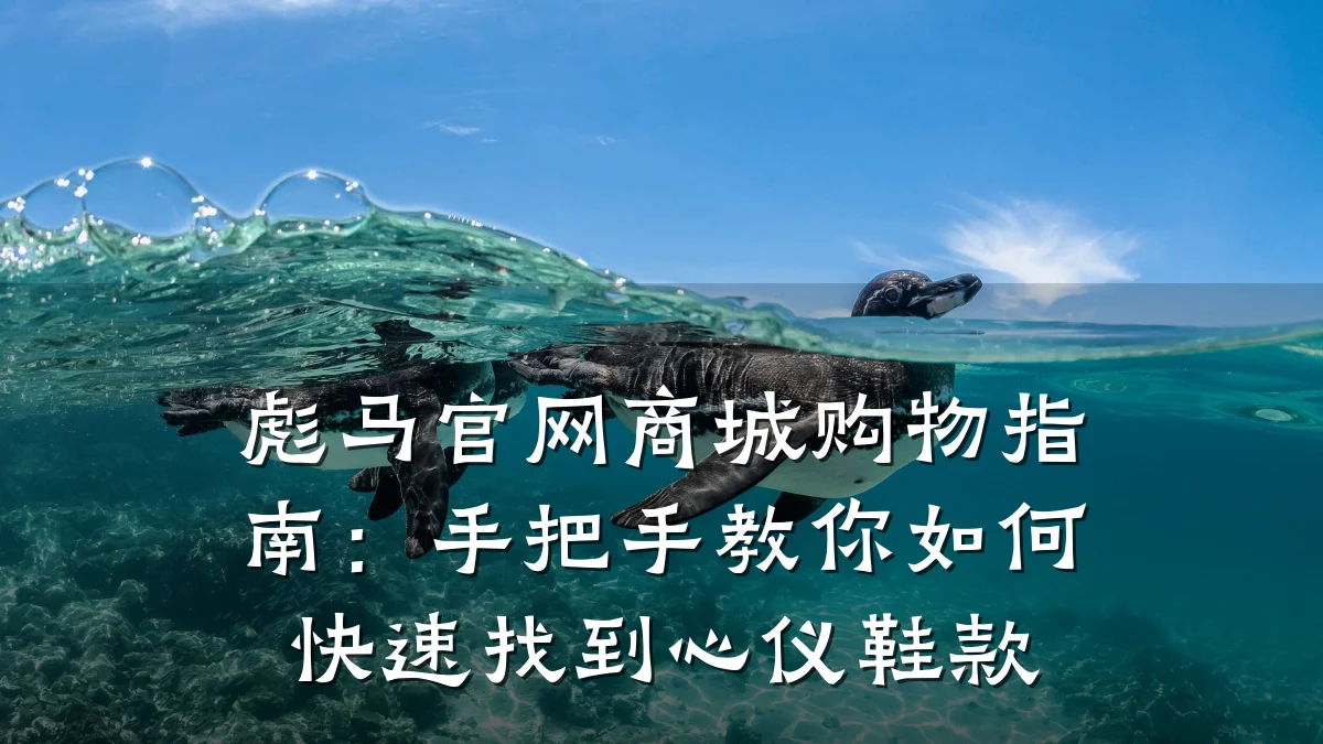 彪马官网商城购物指南：手把手教你如何快速找到心仪鞋款