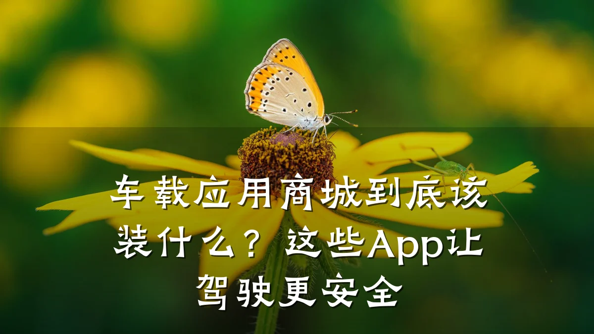 车载应用商城到底该装什么？这些App让驾驶更安全