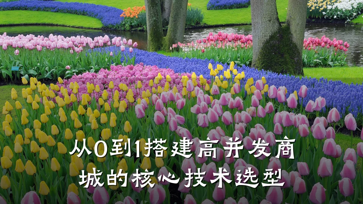从0到1搭建高并发商城的核心技术选型