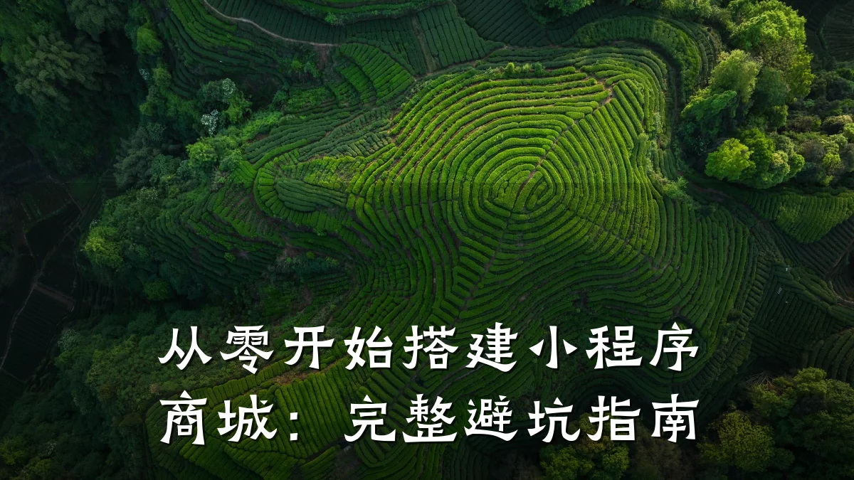从零开始搭建小程序商城:完整避坑指南
