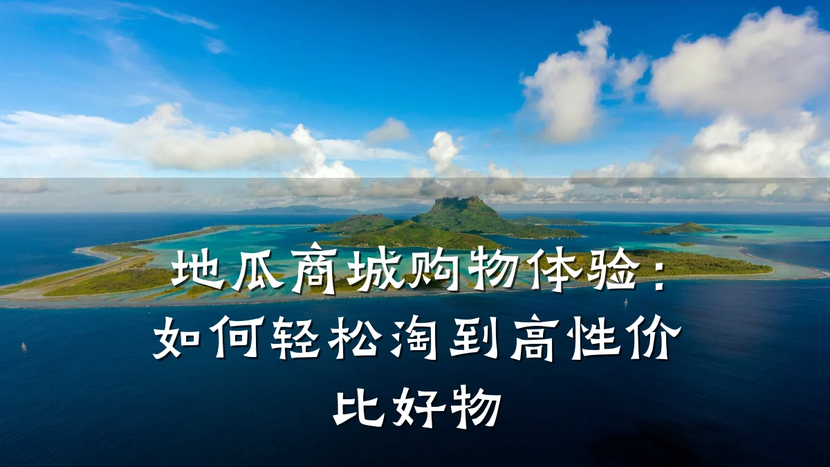 地瓜商城购物体验:如何轻松淘到高性价比好物