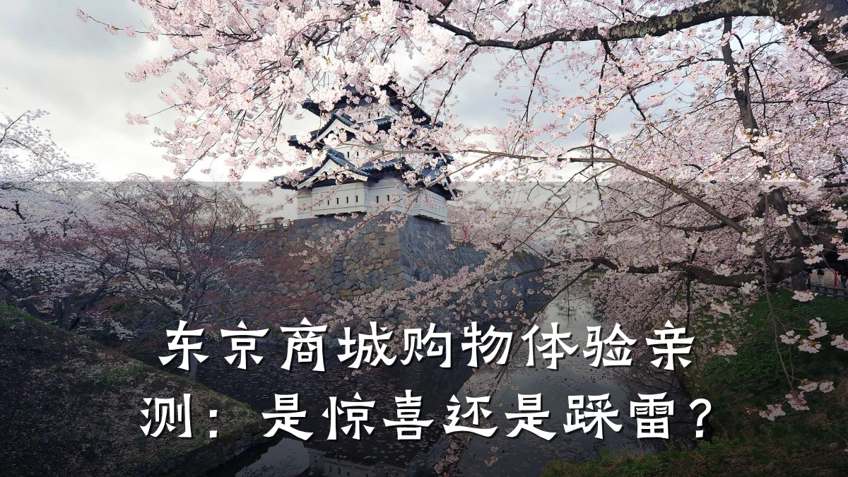 东京商城购物体验亲测:是惊喜还是踩雷?