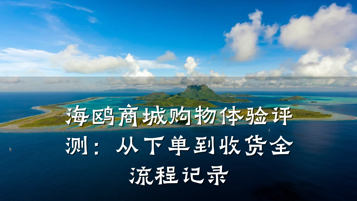 海鸥商城购物体验评测：从下单到收货全流程记录