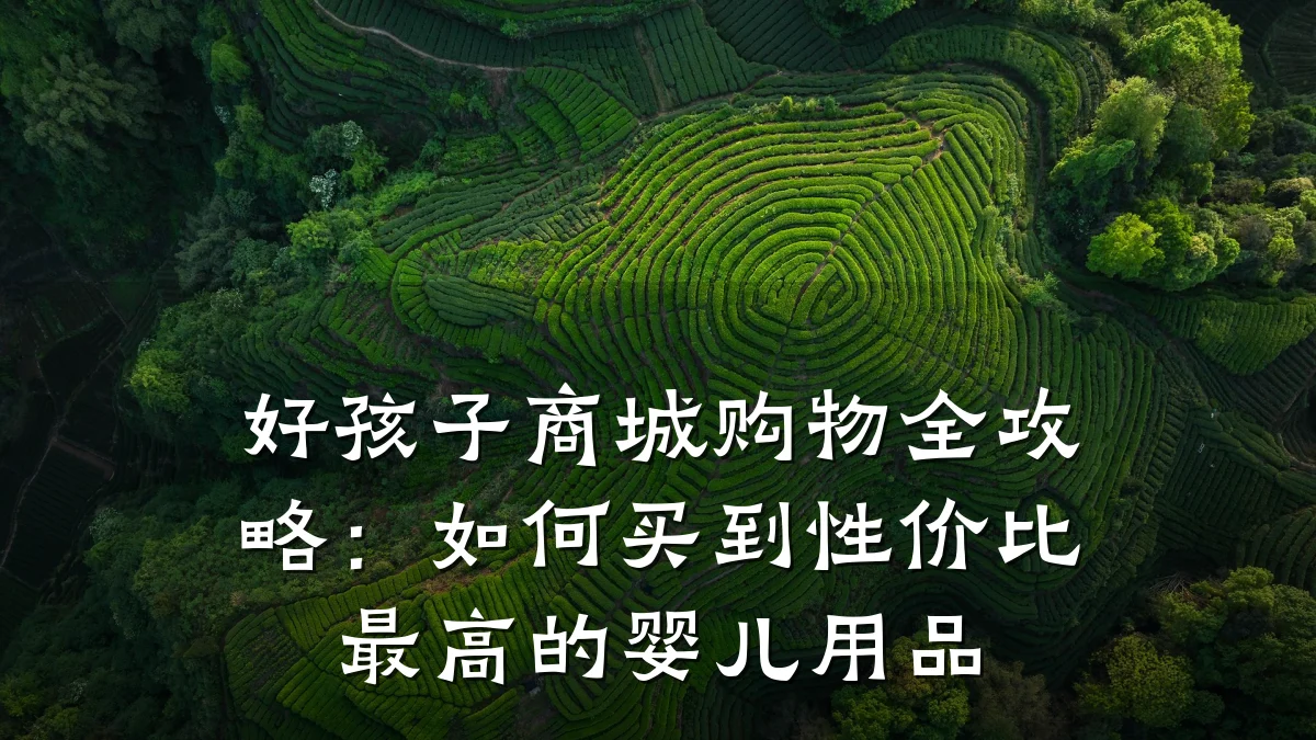 好孩子商城购物全攻略:如何买到性价比最高的婴儿用品