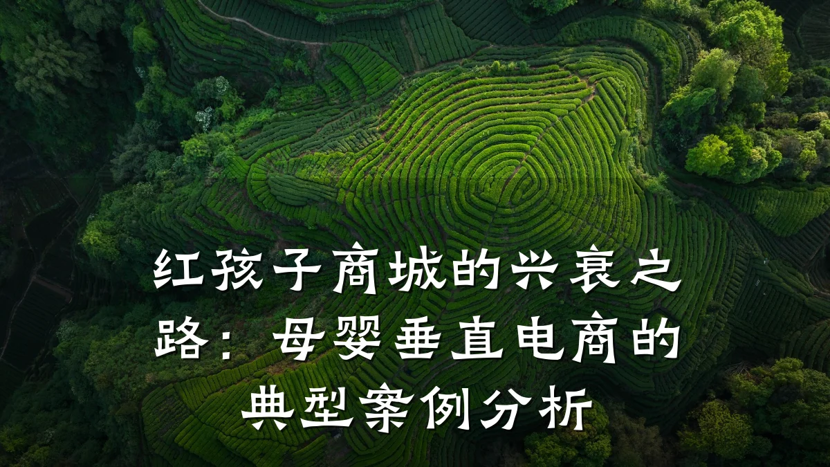 红孩子商城的兴衰之路：母婴垂直电商的典型案例分析